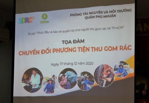 ✍️ TỌA ĐÀM VỀ CHUYỂN ĐỔI PHƯƠNG TIỆN THU GOM RÁC